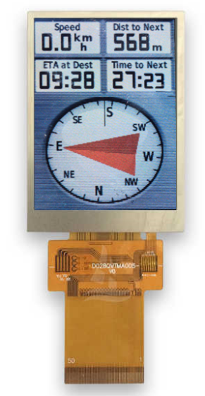 Picture of 2.8"  240 x 320 Resolution Industrial TFT